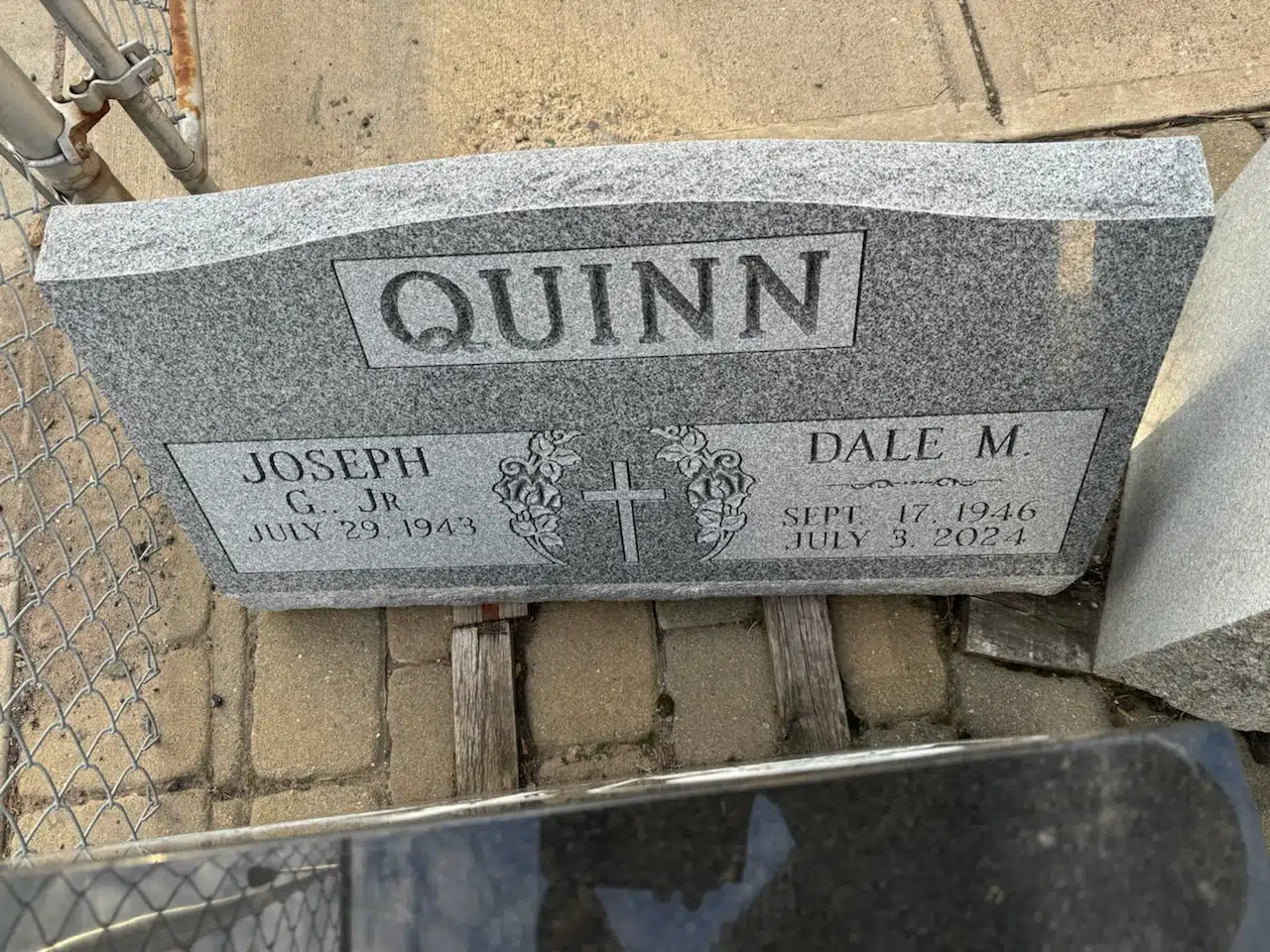 granite Memorial Stone hand-carved by Memorial Stone Shop in NJ — image 3